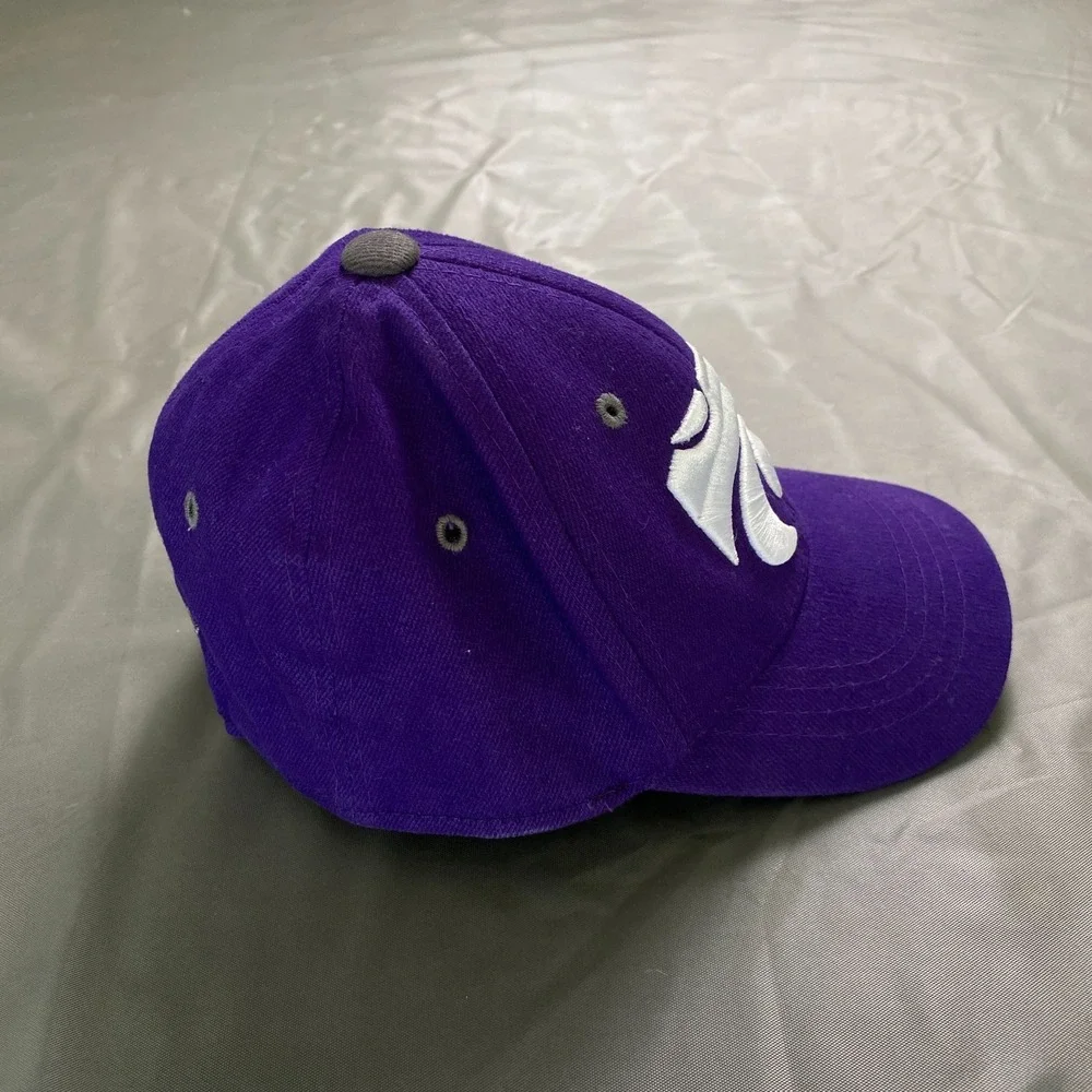 K-STATE infant/toddler hats. Lot of 2. Purple w/White‎ embroidered logo